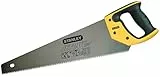 STANLEY Jetcut Handsäge grob (450mm Länge, Hardpointverzahnung, 7 Zähne/Inch, 45°/90°-Anschlag) 2-15-283