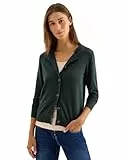 CECIL Damen 2515342 Strickjacke mit Knopfleiste, Ink Green, L