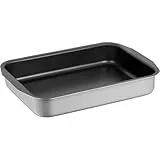 WMF Bräter, Bratreine rechteckig 35 x 25 cm, Auflaufform, Leichtmetall beschichtet, Teflon Platinum antihaftbeschichtet