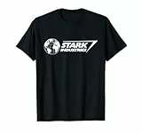 Marvel Iron Man Stark Industries Logo White T-Shirt