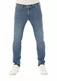 LEE Jeans Herren Stretch Slim Tapered Fit Luke Jeanshose Hose Denim Blue w32, Farbe: Used Blue (LSS2HDPD3), Größe: 32W / 34L