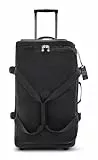 Kipling TEAGAN M Mittelgroße Reisetasche mit Rollen, Upright, Black Noir (Schwarz)