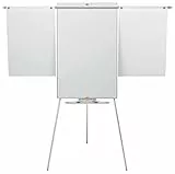 Nobo 1902046 Klappbare Metall Blockhalterung, Höhenverstellbar von 110 bis 187 cm