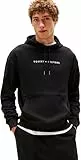 Tommy Hilfiger Herren Hoodie mit Kapuze, Schwarz (Black), M