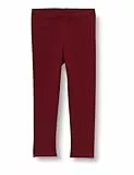 Müsli by Green Cotton Baby - Mädchen Cozy Me Sweat Leggings, Cabernet, 56 EU