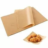 200 Stück Backpapier Ungebleichtes Backpapier, 20x30cm Pergamentpapier zum Backen, Backblätter, Antihaft Baking Paper zum Backen, Kochen, Grillen, Frittieren, Pergamentblätter