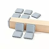 25 STK Möbelgleiter Teflon Selbstklebend,25mm PTFE Teflongleiter Selbstklebende Möbelgleiter für Schwere Möbel Stuhlgleiter Kunststoffgleiter Möbelschieber für Stühle Teppich Laminat Parkett(Quadrat)