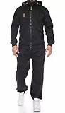 Finchman Finchsuit 1 Herren Jogging Anzug Trainingsanzug Sportanzug FMJS135, Black, S