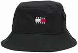 Tommy Jeans Herren TJM Heritage Bucket Hat Am0Am13423 Schlapphut, Black (Black), Einheitsgröße