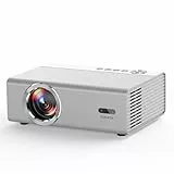 Smart Beamer WiFi 6 & Bluetooth Outdoor-Filmprojektor Silber