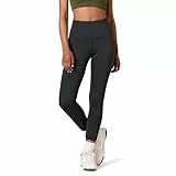 Amazon Essentials Damen Active Sculpt Workout Athleisure Leggings mit hohem Bund in voller Länge (erhältlich in Übergrößen), Schwarz, L