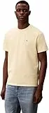 Calvin Klein Herren SS Classic Monogram Tee LV04RD254G Tees, Weiß (Lime Spritz), L, Weiß (Limettenspritz), L