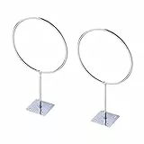 VORCOOL 2 STÜCKE Edelstahl Wandhalterung Sport Rack Display Halter für Basketball Fußball Fußball Volleyball Übungsball Medizinball (Silber)