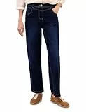 CECIL Damen 3716113 Wide Leg Jeans, Dark Blue wash, 34