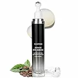 Augenserum gegen dunkle Augenringe und Schwellungen mit Koffein & Retinol, Augenpflege, Anti-Aging-Augencreme mit 360°-Massageball, Reduziert Tränensäcke, Fältchen und Feine Linien für Frauen & Männer