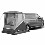 Brunner Heckzelt Escape Mini Camper Bus Vor Zelt SUV Auto Heck Klappe Camping