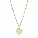 Fossil Damen Halskette Heart Gold-Tone Stainless Steel JF03080710