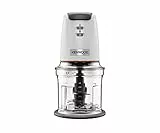 Kenwood EasyChop CHP61.000WH, Zerkleinerer mit vier Klingen, Schüssel 0,5 l, Druckantrieb, 2 Geschwindigkeiten, rutschfester Ring, spülmaschinenfest, Eisbrecher, 500 W, Weiß