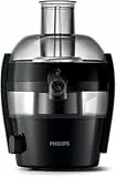 Philips Viva Collection Entsafter - Kompaktes Design, QuickClean-Technologie, Direktsaft in Glas, 500W Motor, 1,5L Fassungsvermögen, Tropf-Stopp, Leicht zu reinigen (HR1832/00)