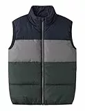 NAME IT Jungen Nkmmylane Vest Block4, Green Gables, 134 cm