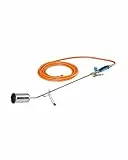 CFH Abflammgerät ST 1000 inkl. Gasschlauch - Unkrautbrenner Gas Anwendung mit 3/8' Anschluss für Gasflaschen, Ideal für Unkrautbeseitigung sowie Teer- und Teichfolienarbeiten, TÜV SÜD GS zertifiziert