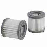 MeevrgR Waschbarer Ersatzfilter für Lewis JL21EB JL14IW schnurlosen Staubsauger, hocheffiziente Staubfang, einfache Installation, Kunststoff- und Papiermaterial, schwarz und weiß, 2 oder 4 Stück (2