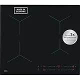 AEG Induktionskochfeld Autark 60 cm, Made in Germany, 4 Flex-Kochzonen mit Kratzresistenter SaphirMattSE-Oberfläche, Powerfunktion für schnelleres Kochen, Timer, Touch-Bedienung, Rahmenlos, TO64IA0AIT
