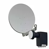 Gibertini OP 85 SE - Alu-Antenne - weiß - 8 Teilnehmer mit Octo-LNB