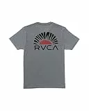 RVCA Balance Box Herren-T-Shirt, kurzärmelig, Rise Cut | Smoke, L