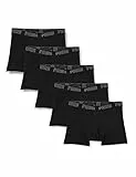 Puma Herren Boxer Unterwäsche, Schwarz, XXL (5er Pack)