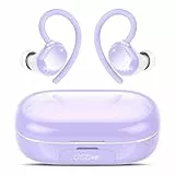 Lekaby Bluetooth Kopfhörer Sport, 2025 Neue Kopfhörer Kabellos Bluetooth 5.3 mit ENC Mikrofon, 128 Stunden HiFi Stereo In Ear, IPX7 wasserdichte Ohrhörer mit Ohrhaken für iOS Android