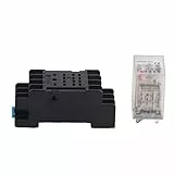 2 Stück Rele' mit Sockel - HH54P(MY4NJ) 220 V AC Spule 4NO4NC Relais Leistung 14 Pin mit Sockel Relais
