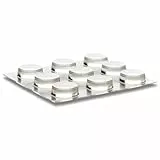 homeXpert Gummipuffer CLEAR Koni selbstklebend Ø 20 mm (Stk. 9) - Transparent - Schutzpuffer, Anschlagpuffer, Türpuffer sowie Anschlagdämpfer für Schranktüren oder als Antirutsch pads Gummifüße