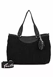 Fritzi aus Preussen Schultertasche Umhängetasche Joly Limited Teddy Shoulder Bag Black schwarz