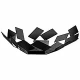 Alessi , Edelstahl , 'La Stanza dello Scirocco', Korbschale schwarz, 6.20 x 24.50 x 23.20 cm