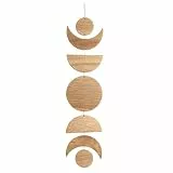 YuLiMirich Fensterdeko Hängend, Wanddeko Holz mit Sonnen- und Mondmotiv, Wanddeko Boho im Boho-Stil für das Wohnzimmer, einzigartige Fensterdekoration, Wandkunst für das Schlafzimmer