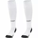 JAKO Unisex Stutzenstrumpf Allround, Weiß, 39-42