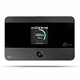 TP-Link M7350 mobiler WLAN Router (4G/LTE bis zu 150Mbit/s Download/ 50Mbit/s Upload, Hotspot, Cat4, 2000mAh Akku, LCD Display, kompatibel mit allen europäischen SIM Karten) schwarz
