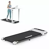 Yagud Laufband für Zuhause, 2 in 1 Walking Pad, 2,5 PS Laufbänder, Laufband Schreibtisch mit Fernbedienung und LED-Anzeige für Zuhause und Büro, Treadmill for Home 1-6km/h