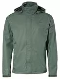 VAUDE Escape Light Regenjacke Herren wasserdicht – Leichte 2-Lagen Jacke mit verstaubarer Kapuze, winddicht und atmungsaktiv, agave,L