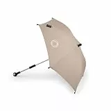 Bugaboo Sonnenschirm+, kompatibel mit allen Bugaboo Kinderwagen, mit UPF 50+ Schutz gegen UV-Strahlen, große Schattenfläche, Verbindung mit einem Klick & leicht verstellbarer Mechanismus, Desert Taupe