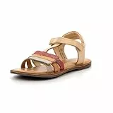 Kickers Mädchen DIXON Sandalen, Weiß / Schwarz, 30 EU