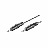 Goobay 50460 Audio Verbindungskabel / Triggerkabel / Mono AUX Kabel mit zwei 3,5 mm Klinkensteckern für Verbindung von Audiogeräten / 2 polig / 1,5 Meter