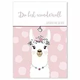 Glücksschmiedin - Geschenk für Freunde, Freundschaftsarmband mit Anhänger und Spruchkarte, lokal handgefertigt