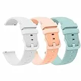 Blueshaweu 18mm 20mm 22mm Armbänder Kompatibel mit Ice-Watch - Ice Smart Serie, Classic Silikon Uhrenarmband für ICE Smart 1.0/2.0/3.0/TKS 2.0 (3 PACK-A, 18mm)