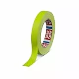 tesa 4671, Gewebeband Duct Tape, Warnband, Markierungsband, Neonfarben, Farbe:Neongelb, Abmessung:19mm x 25m