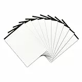Landré Notiz-Block ohne Deckblatt A4 blanko, 50 Blatt, schwarz, 10 Stück