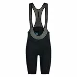 SHIMANO ENERGIA Bib Shorts Herren – Performance Fit Trägerhose mit Strada 2.0 Sitzpolster – Road Cycling Shorts Schwarz, Größe M