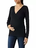 MAMALICIOUS Damen Mlemily Tess L/S Jrs Top 2f A., Schwarz, M