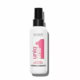 REVLON PROFESSIONAL UniqOne Hair Treatment Lotus Flower, 150 ml, Leave in Haarkur für bessere Kämmbarkeit & Glanz, Haarpflege ohne Ausspülen, Anti Frizz Spray mit Hitzeschutz, vegan